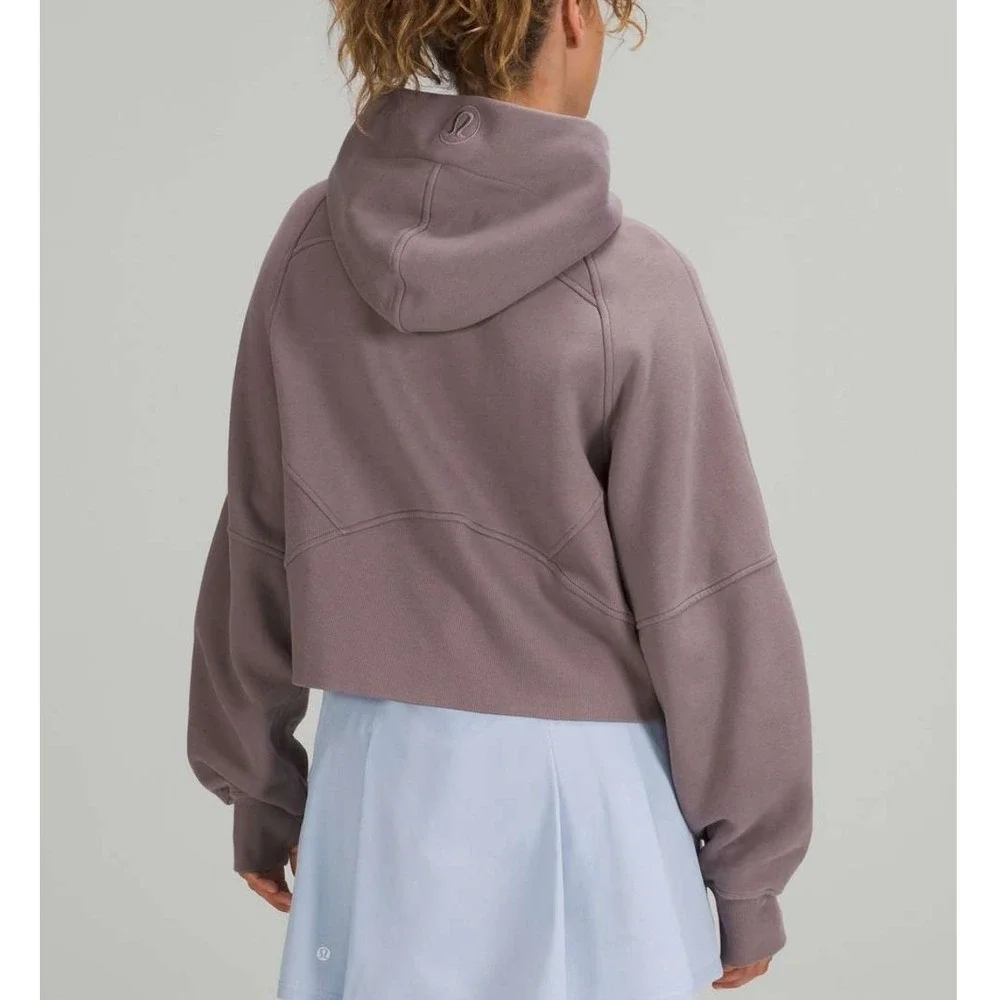 Lululemon Scuba Oversized Full Zip Hoodie Lunar Rock Medium Large Athleisure